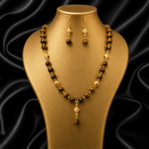 Tiger's Eye Necklace 925 Silver
