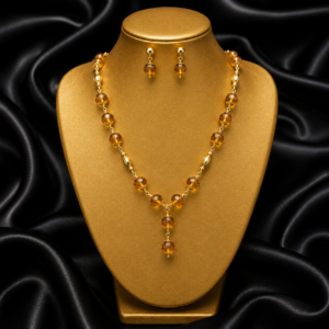 Citrine Necklace 925 Silver