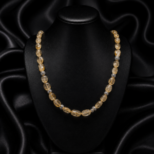 Citrine Supremo Necklace 925 Silver