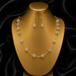 Labradorite Elegance Necklace Set 925 Silver