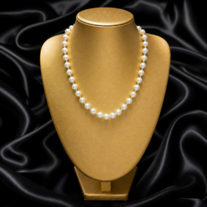 Pearl & Blue Apatite Necklace 925 Silver