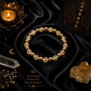 Radiant Prosperity Bracelet – Citrine & Golden Hematite for Abundance & Strength