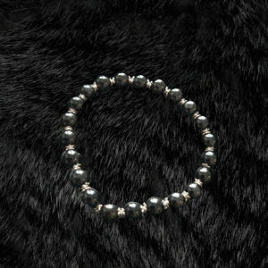 Eternal Strength: Black Onyx Bead Bracelet