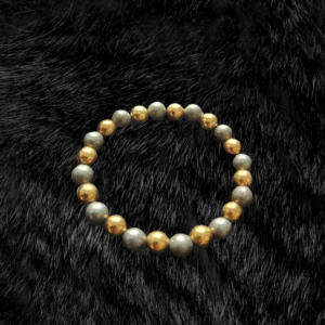 Wealth & Power: Pyrite & Golden Hematite Bead Bracelet