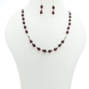 Pear Cut Quartz Necklace