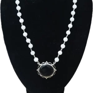 White Quartz Antique Necklace
