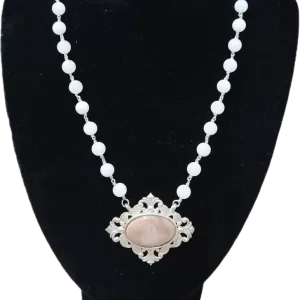 White Quartz Antique Necklace